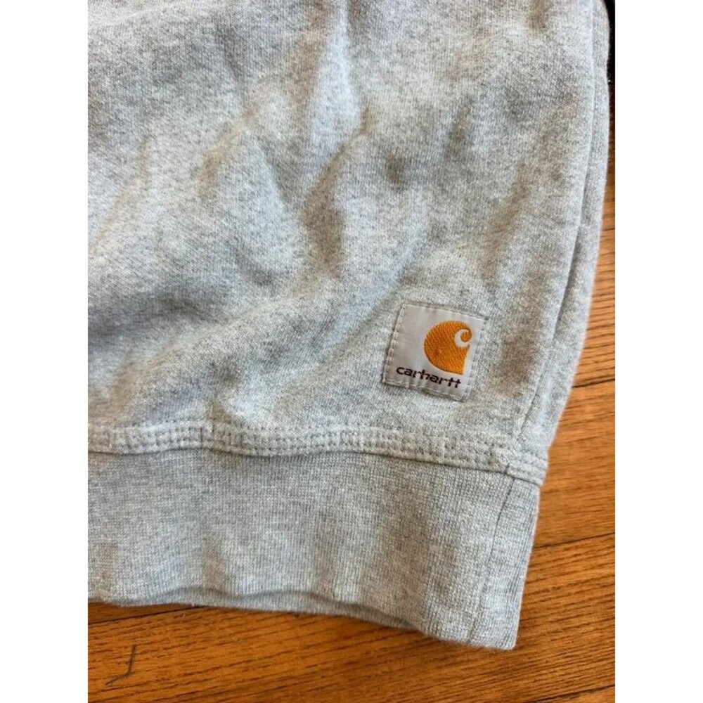 Carhartt Sweatshirt XL Mens Loose Grey Crewneck Pullover Workwear Allegheny READ